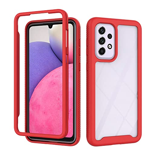 Kukoufey Hülle für Samsung Galaxy A32 4G Hülle,Anti-Drop- und stoßdämpfende Handy-Schutzhülle Hülle für Samsung SM-A325N Galaxy A32 4G / SM-A325M/DS SM-A325F/DS SM-A325F SM-A325M Hülle Red von Kukoufey
