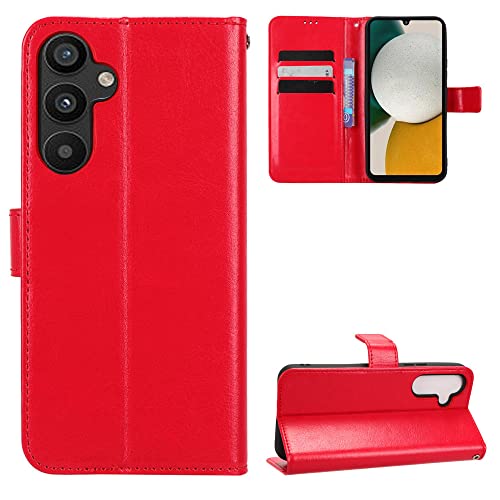 Hülle für Samsung Galaxy A34 5G Hülle Leder,Hülle für Samsung SM-A346B/DSN Galaxy A34 5G / SM-A346E/DS SM-A346M SM-A346E SM-A346B Hülle Schutzhülle Case Cover Red Hülle für Samsung Galaxy A34 5G Hülle Leder,Hülle für Samsung SM-A346B/DSN Galaxy A34 5G / SM-A346E/DS SM-A346M SM-A346E SM-A346B Hülle Schutzhülle Case Cover Red von Kukoufey