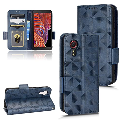 Kukoufey Hülle für Samsung SM-G525F/DS Galaxy XCover 5 / SM-G525F SM-G525N Handy-Schutzhülle aus Leder,Hülle für Samsung Galaxy XCover 5 Hülle Schutzhülle Case Cover Blue Kukoufey Hülle für Samsung SM-G525F/DS Galaxy XCover 5 / SM-G525F SM-G525N Handy-Schutzhülle aus Leder,Hülle für Samsung Galaxy XCover 5 Hülle Schutzhülle Case Cover Blue von Kukoufey