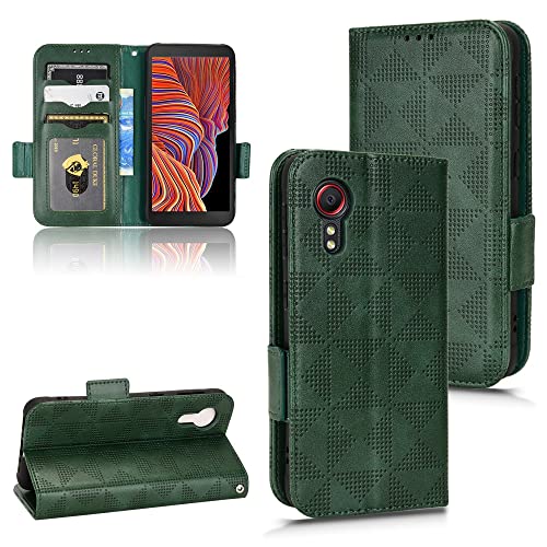 Kukoufey Hülle für Samsung SM-G525F/DS Galaxy XCover 5 / SM-G525F SM-G525N Handy-Schutzhülle aus Leder,Hülle für Samsung Galaxy XCover 5 Hülle Schutzhülle Case Cover Green Kukoufey Hülle für Samsung SM-G525F/DS Galaxy XCover 5 / SM-G525F SM-G525N Handy-Schutzhülle aus Leder,Hülle für Samsung Galaxy XCover 5 Hülle Schutzhülle Case Cover Green von Kukoufey