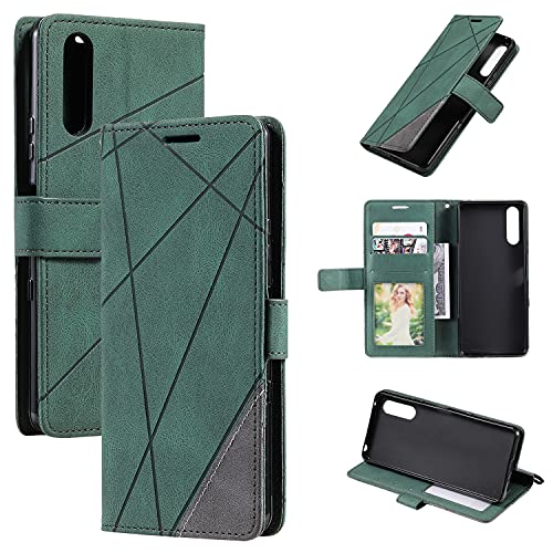 Kukoufey Hülle für Sony Xperia 10 IV Hülle Leder,Hülle für Sony Xperia 10 IV 5G XQ-CC44 XQ-CC54 XQ-CC72 SO-52C SOG07 A202SO Hülle Klapphülle Handytasche Case Green Kukoufey Hülle für Sony Xperia 10 IV Hülle Leder,Hülle für Sony Xperia 10 IV 5G XQ-CC44 XQ-CC54 XQ-CC72 SO-52C SOG07 A202SO Hülle Klapphülle Handytasche Case Green von Kukoufey
