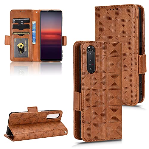 Kukoufey Hülle für Sony Xperia 5 II, Leder-Schutzhülle, Braun Kukoufey Hülle für Sony Xperia 5 II, Leder-Schutzhülle, Braun von Kukoufey