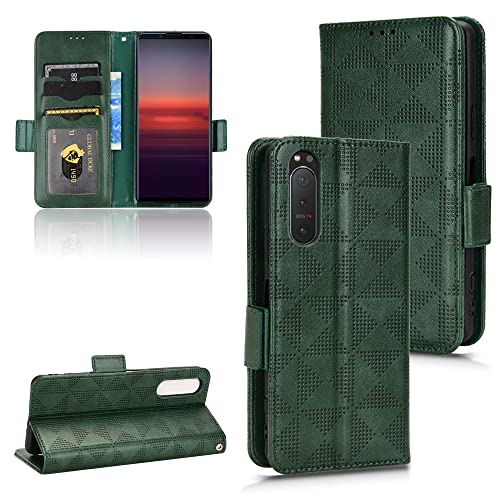 Kukoufey Hülle für Sony Xperia 5 II 5G XQ-AS42 XQ-AS52 XQ-AS72 Handy-Schutzhülle aus Leder,Hülle für Sony Xperia 5 II Hülle Leder,Hülle für Sony Xperia 5 II Hülle Schutzhülle Case Cover Green Kukoufey Hülle für Sony Xperia 5 II 5G XQ-AS42 XQ-AS52 XQ-AS72 Handy-Schutzhülle aus Leder,Hülle für Sony Xperia 5 II Hülle Leder,Hülle für Sony Xperia 5 II Hülle Schutzhülle Case Cover Green von Kukoufey