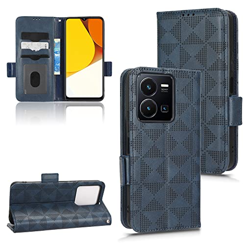 Kukoufey Hülle für Vivo Y35 4G / Y22S 4G 2022 / Y22 2022 4G Handy-Schutzhülle aus Leder,Hülle für Vivo Y22S 2022,Hülle für Vivo Y22 2022 Hülle Schutzhülle Case Cover Blue Kukoufey Hülle für Vivo Y35 4G / Y22S 4G 2022 / Y22 2022 4G Handy-Schutzhülle aus Leder,Hülle für Vivo Y22S 2022,Hülle für Vivo Y22 2022 Hülle Schutzhülle Case Cover Blue von Kukoufey