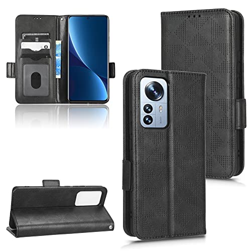 Kukoufey Hülle für Xiaomi Mi 12 2201123C 2201123G / Mi 12S 2206123SC Handy-Schutzhülle aus Leder,Hülle für Xiaomi 12S Hülle Leder,Hülle für Xiaomi Mi 12X Hülle Schutzhülle Case Cover Black Kukoufey Hülle für Xiaomi Mi 12 2201123C 2201123G / Mi 12S 2206123SC Handy-Schutzhülle aus Leder,Hülle für Xiaomi 12S Hülle Leder,Hülle für Xiaomi Mi 12X Hülle Schutzhülle Case Cover Black von Kukoufey