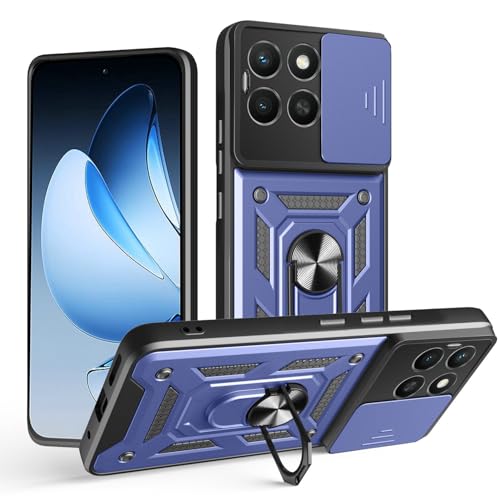 Kukoufey Schutzhülle für Honor X8c, mit Schiebe-Kamera-Objektivabdeckung, kompatibel mit Honor X8c ABR-LX1 ABR-LX2 ABR-LX3, Blau Kukoufey Schutzhülle für Honor X8c, mit Schiebe-Kamera-Objektivabdeckung, kompatibel mit Honor X8c ABR-LX1 ABR-LX2 ABR-LX3, Blau von Kukoufey