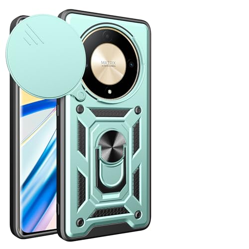 Kukoufey Schutzhülle für Honor X9a 5G, mit Schiebe-Kamera-Objektivabdeckung, kompatibel mit Honor Magic 5 Lite RMO-NX3 / X9a 5G RMO-NX1, Grün Kukoufey Schutzhülle für Honor X9a 5G, mit Schiebe-Kamera-Objektivabdeckung, kompatibel mit Honor Magic 5 Lite RMO-NX3 / X9a 5G RMO-NX1, Grün von Kukoufey