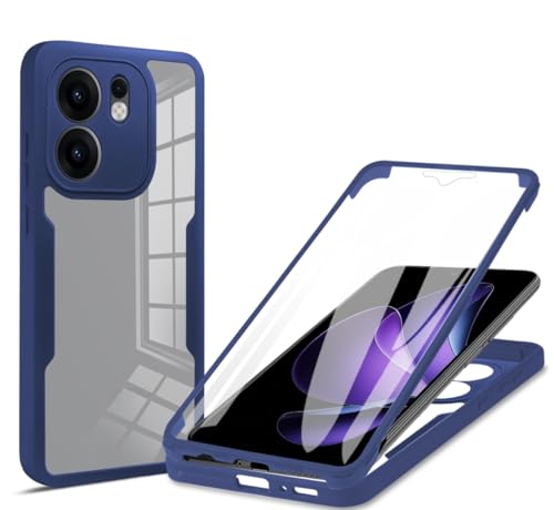 Kukoufey Schutzhülle für Oppo Reno 13F 4G, mit integriertem Displayschutz, kompatibel mit Oppo Reno13 F 5G CPH2699 CPH2701, Blau Kukoufey Schutzhülle für Oppo Reno 13F 4G, mit integriertem Displayschutz, kompatibel mit Oppo Reno13 F 5G CPH2699 CPH2701, Blau von Kukoufey