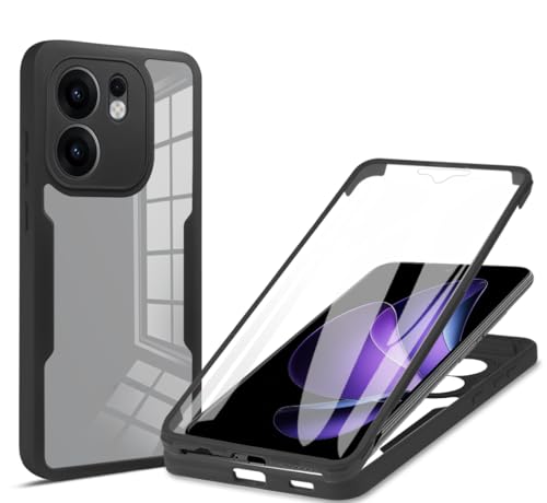 Kukoufey Schutzhülle für Oppo Reno 13F 4G, mit integriertem Displayschutz, kompatibel mit Oppo Reno13 F 5G CPH2699 CPH2701, Schwarz Kukoufey Schutzhülle für Oppo Reno 13F 4G, mit integriertem Displayschutz, kompatibel mit Oppo Reno13 F 5G CPH2699 CPH2701, Schwarz von Kukoufey