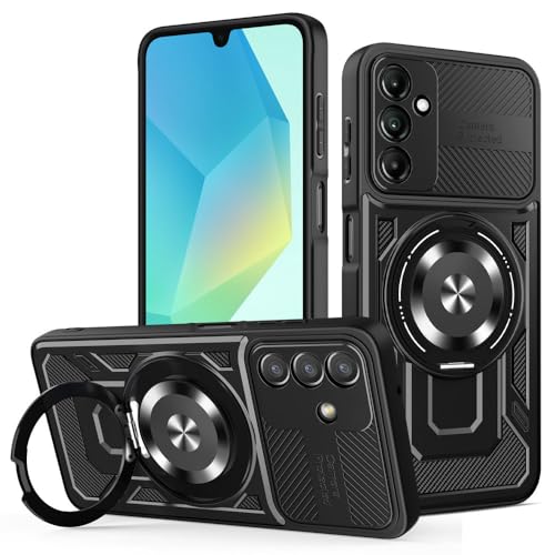 Kukoufey Schutzhülle für Samsung Galaxy S24 / Galaxy S25 5G SM-S931U1, kompatibel mit MagSafe, um 360 Grad drehbar, magnetischer Ständer, Anti-Drop-Handyhülle, Schwarz Kukoufey Schutzhülle für Samsung Galaxy S24 / Galaxy S25 5G SM-S931U1, kompatibel mit MagSafe, um 360 Grad drehbar, magnetischer Ständer, Anti-Drop-Handyhülle, Schwarz von Kukoufey