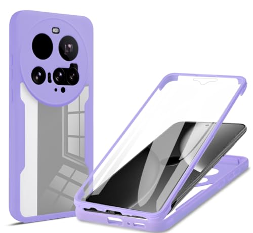 Kukoufey Schutzhülle für Xiaomi 15 Ultra, mit integriertem Displayschutz, kompatibel mit Xiaomi 15 Ultra 5G 25010PN30G, Violett von Kukoufey