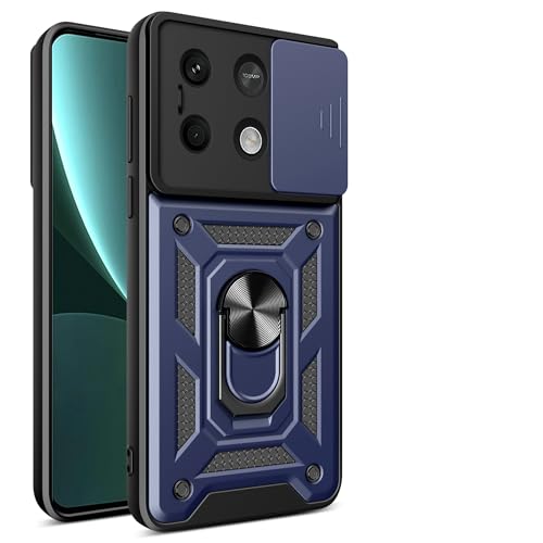 Kukoufey Schutzhülle für Xiaomi Redmi Note 13 5G, mit Schiebe-Kamera-Objektivabdeckung, kompatibel mit Xiaomi Redmi Note 13 5G, Blau Kukoufey Schutzhülle für Xiaomi Redmi Note 13 5G, mit Schiebe-Kamera-Objektivabdeckung, kompatibel mit Xiaomi Redmi Note 13 5G, Blau von Kukoufey