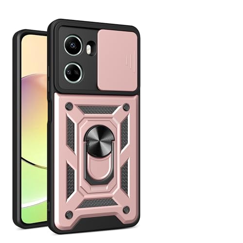 Kukoufey Schutzhülle für ZTE Blade A34, mit Schiebe-Kamera-Objektivabdeckung, kompatibel mit ZTE Blade A54, Rosa von Kukoufey