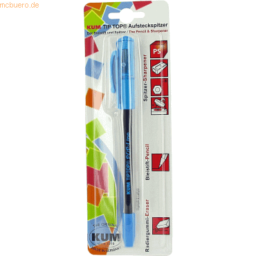 12 x Kum Bleistift mit Aufsteckradierer und Spitzer Tip Top farbig sor 12 x Kum Bleistift mit Aufsteckradierer und Spitzer Tip Top farbig sor von Kum