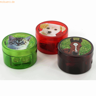 12 x Kum Doppelspitzdose 208 M2 Animal farbig sortiert 12 x Kum Doppelspitzdose 208 M2 Animal farbig sortiert von Kum