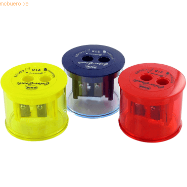 12 x Kum Doppelspitzdose 218 T farbig sortiert 12 x Kum Doppelspitzdose 218 T farbig sortiert von Kum