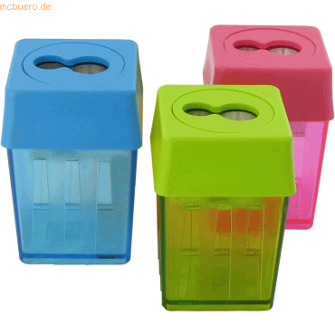 12 x Kum Doppelspitzdose 228 M2 Pop farbig sortiert 12 x Kum Doppelspitzdose 228 M2 Pop farbig sortiert von Kum