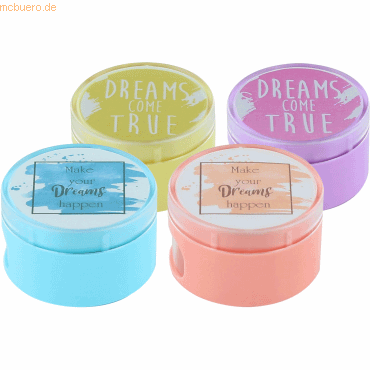 12 x Kum Doppelspitzdose Quotes Pastell 208 KM2 farbig sortiert 12 x Kum Doppelspitzdose Quotes Pastell 208 KM2 farbig sortiert von Kum