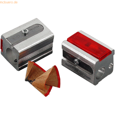 12 x Kum Doppelspitzer 425E Metall Blockform mit Ersatzmesser 12 x Kum Doppelspitzer 425E Metall Blockform mit Ersatzmesser von Kum