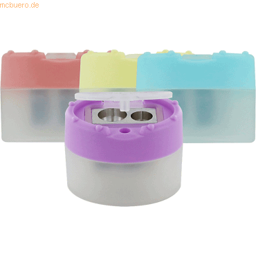 20 x Kum Doppelspitzdose Click-Snap M2 Pastell farbig sortiert 20 x Kum Doppelspitzdose Click-Snap M2 Pastell farbig sortiert von Kum