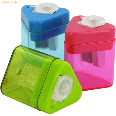 Kum Spitzdose Mini Tri M1 Pop farbig sortiert Kum Spitzdose Mini Tri M1 Pop farbig sortiert von Kum