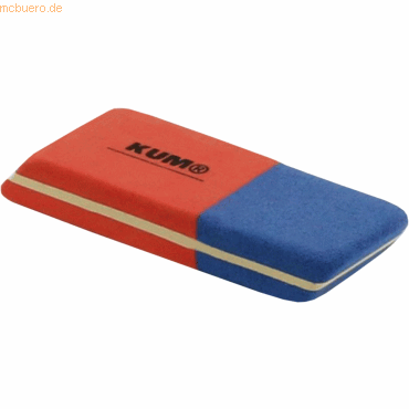 40 x Kum Radierer EC RB Naturkautschuk rot/blau 40 x Kum Radierer EC RB Naturkautschuk rot/blau von Kum
