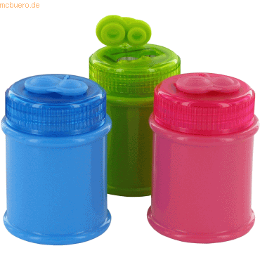 6 x Kum Doppelspitzdose Maxi M2 Pop Kunststoff farbig sortiert 6 x Kum Doppelspitzdose Maxi M2 Pop Kunststoff farbig sortiert von Kum