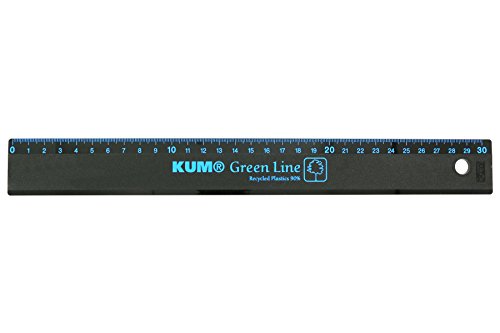 KUM AZ349.02.19-B - Lineal L3 Green Line B, 30 cm, blau-schwarz, 1 Stück KUM AZ349.02.19-B - Lineal L3 Green Line B, 30 cm, blau-schwarz, 1 Stück von Kum