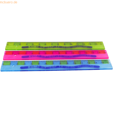 Kum Lineal L1 Softie Flex 15cm farbig sortiert von Kum