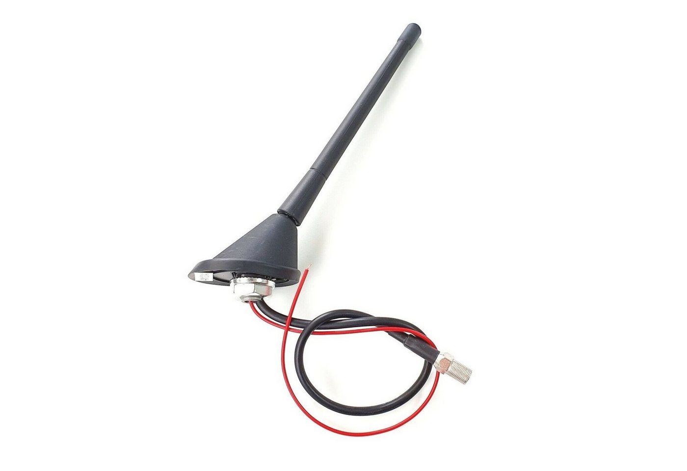 Kummert Business Dachantenne Antennenfuss 16cm Kabel 16V Verstärker für VW Audi Opel Autoradio-Ersatzantennenstab von Kummert Business