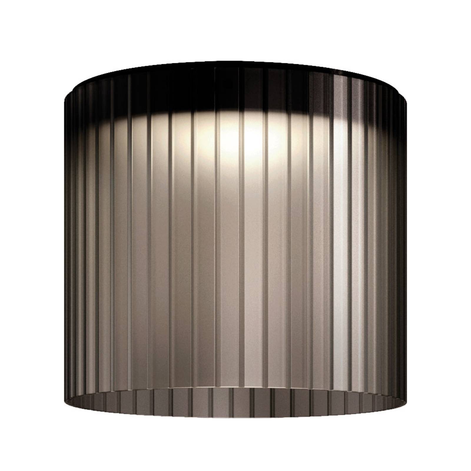 kdln LED-Deckenleuchte Giass, grau, Ø 40 cm kdln LED-Deckenleuchte Giass, grau, Ø 40 cm von kdln