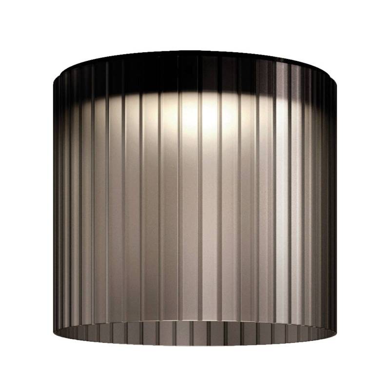 kdln LED-Deckenleuchte Giass, grau, Ø 40 cm von kdln
