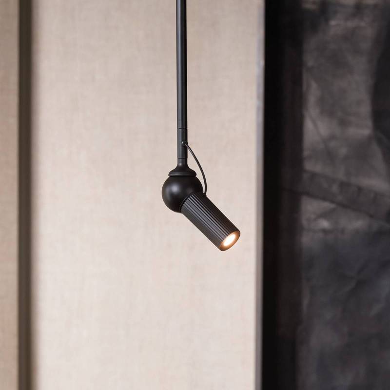 kdln LED-Deckenleuchte Bird, schwarz, Ø 11 cm, Metall von kdln