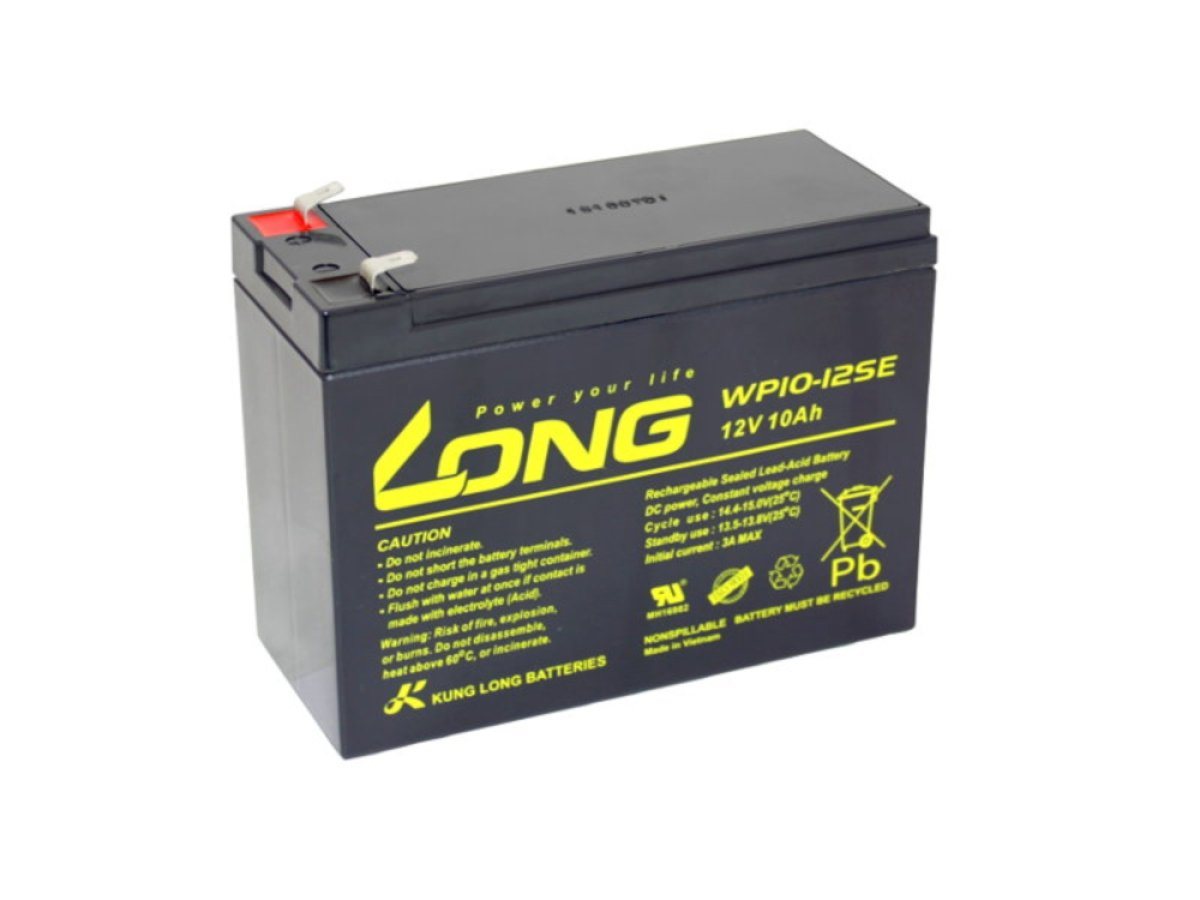 Kung Long 12V 10Ah ersetzt 6-HDZM-10 6-FM-10 6-DZM-9 AGM Batterie Bleiakkus 10000 mAh (12 V), universell einsetzbar von Kung Long