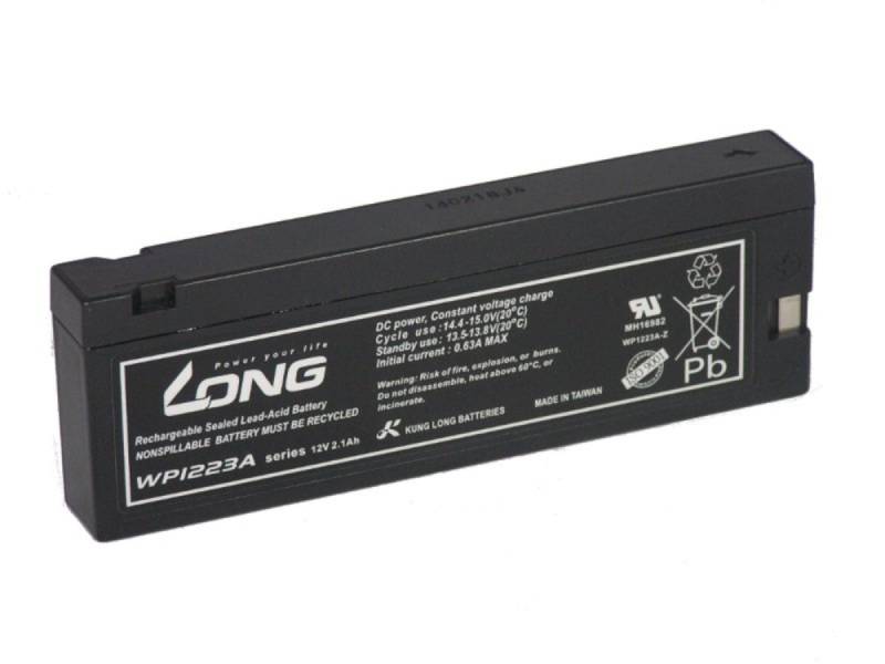 Kung Long 12V 2,1Ah passend für Rollladen Solar Antrieb 640132 Bleiakkus 2100 mAh (12 V), universell einsetzbar von Kung Long