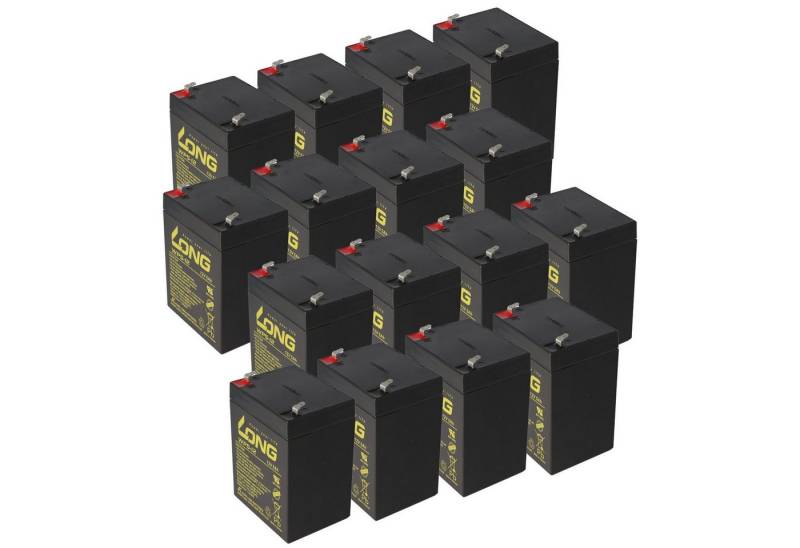 Kung Long 16 Stück Kung Long WP5-12 Blei Akku 12 Volt 5Ah, passend für den Batt Akku von Kung Long