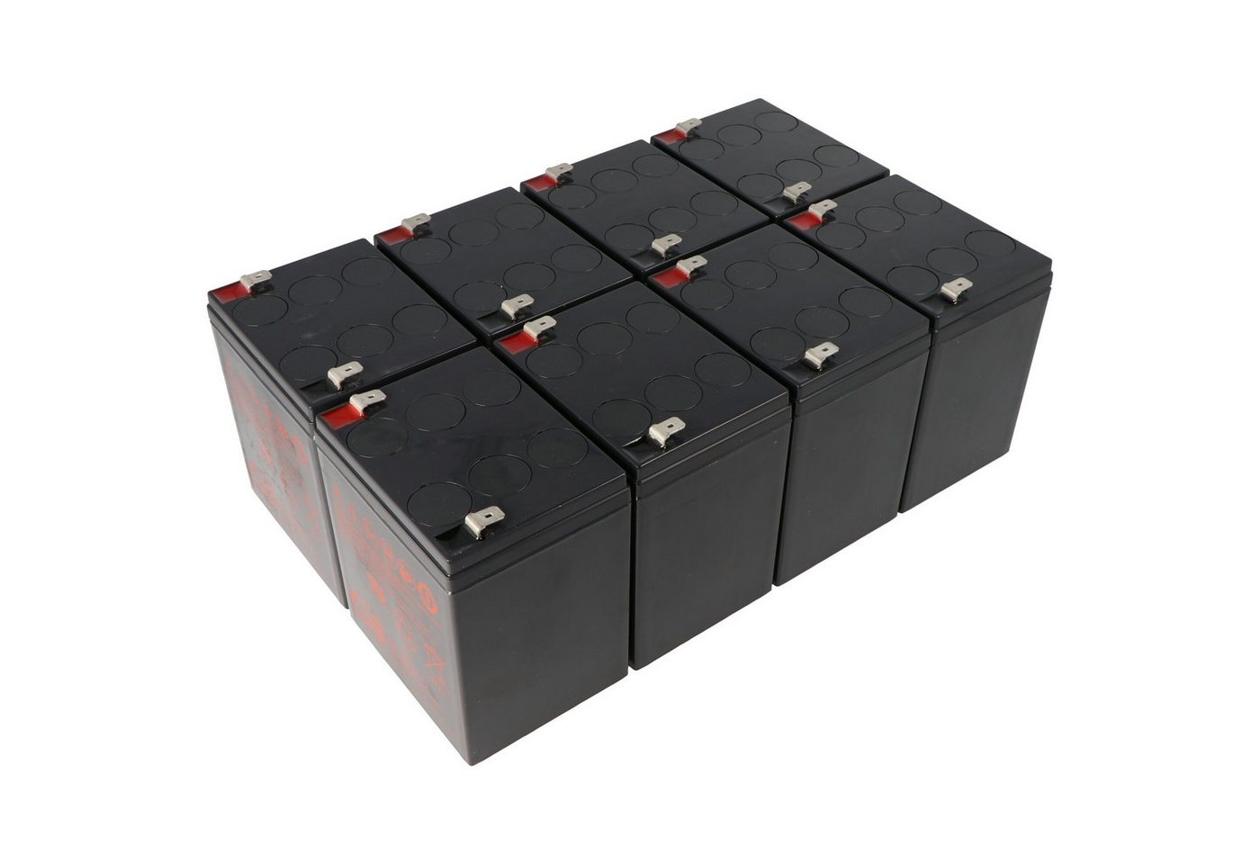Kung Long Ersatz-Akku passend für APC RBC43 Akkusatz bestehend aus 8 Akkus Akku 1750 mAh (12,0 V) von Kung Long