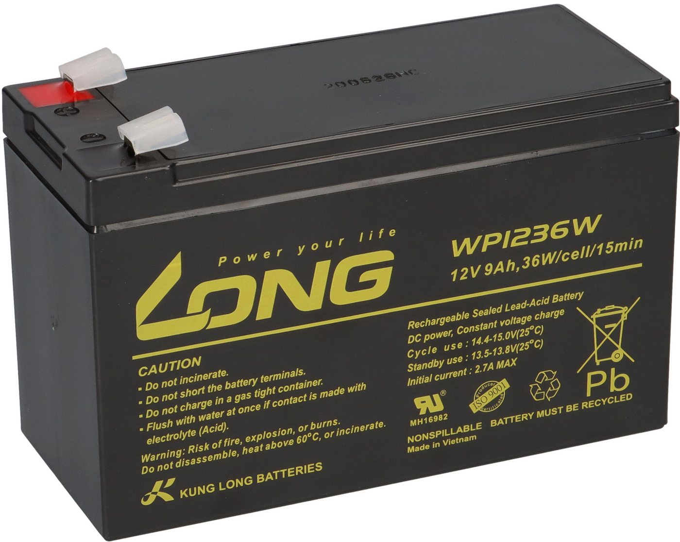 Kung Long Ersatzakku für Aiptek PowerWalker VI 850 LCD Akku Kung Long Ersatzakku für Aiptek PowerWalker VI 850 LCD Akku von Kung Long