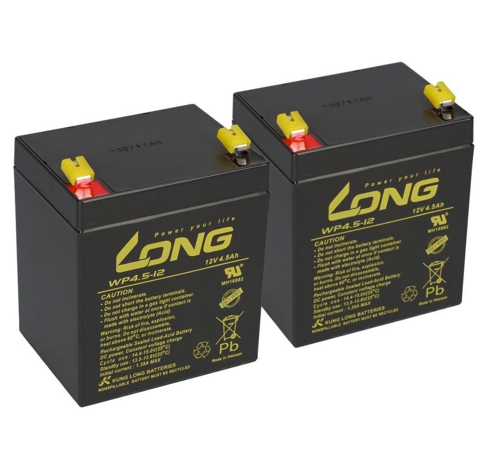 Kung Long USV Akkusatz kompatibel BASIC P 750 AGM Blei Notstrom Batterie Akku Kung Long USV Akkusatz kompatibel BASIC P 750 AGM Blei Notstrom Batterie Akku von Kung Long