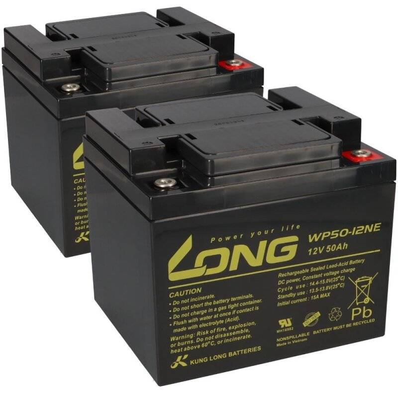 Akku-Satz 24V 50Ah passend für Meyra Ortopedia Compact von KungLong