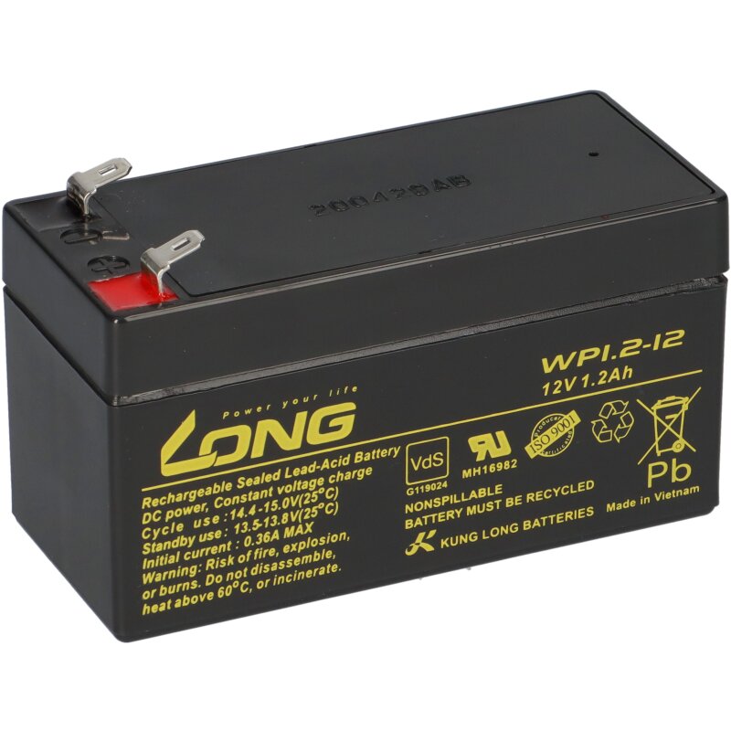 Bleiakku 12V 1,2Ah kompatibel EKG Gerät EKG 503V AGM VdS Bleiakku 12V 1,2Ah kompatibel EKG Gerät EKG 503V AGM VdS von KungLong