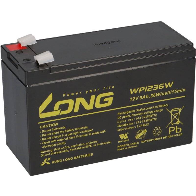 Ersatzakku für Aiptek PowerWalker VI 850 LCD von KungLong