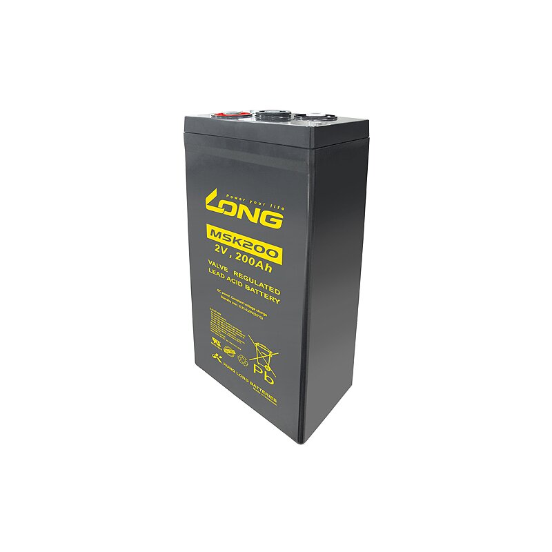 Kung Long MSK200 2Volt 200Ah AGM Blei Akku Pb Batterie von KungLong