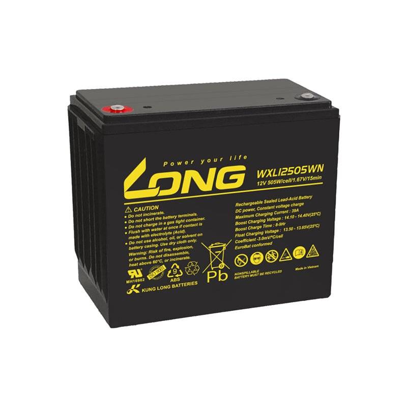 Kung Long WP-WXL12505WN 12V 130Ah Pb Bleibatterie AGM von KungLong