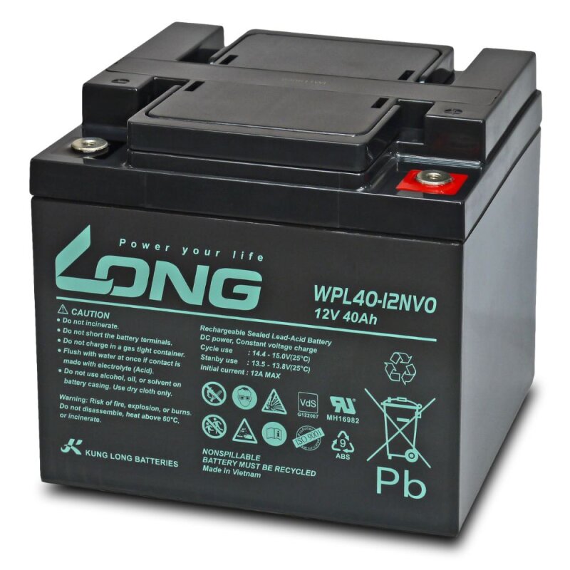 Kung Long WPL40-12NV0 kompatibel zu BFX 12-40 Akku von KungLong