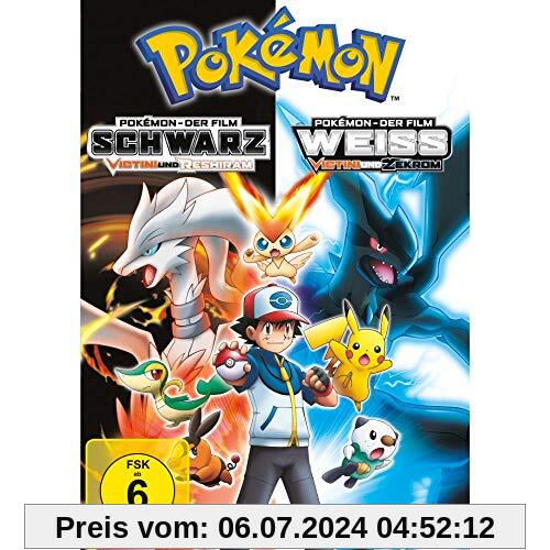 Pokémon - Der Film: Schwarz - Victini und Reshiram / Weiß - Victini und Zekrom [2 DVDs] von Kunihiko Yuyama