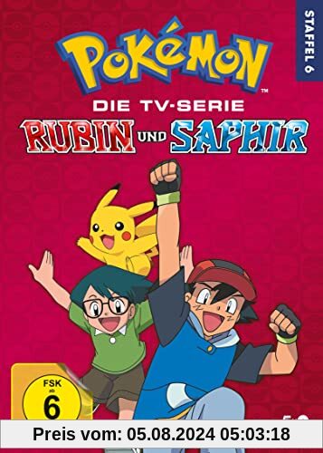 Pokémon - Die TV-Serie: Rubin und Saphir - Staffel 6 [5 DVDs] von Kunihiko Yuyama