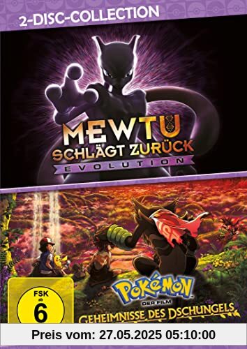 Pokémon - Mewtu schlägt zurück - Evolution / Geheimnisse des Dschungels [2 DVDs] von Kunihiko Yuyama
