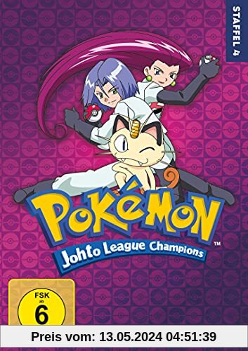 Pokémon - Staffel 4: Johto League Champions [7 DVDs] von Kunihiko Yuyama