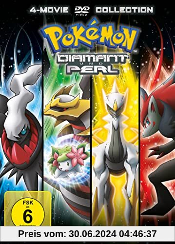 Pokémon: Diamant und Perl - Movie Collection (4 Filme) [4 DVDs] von Kunihiko Yuyama